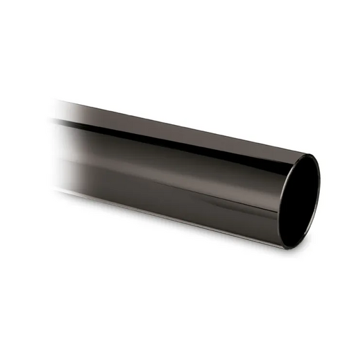 Buis Zwart coating, 15 tot 150cm gezaagd - div. diameters