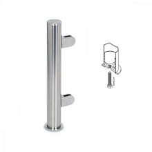 Buffet display case 3A left upright stainless steel coating
