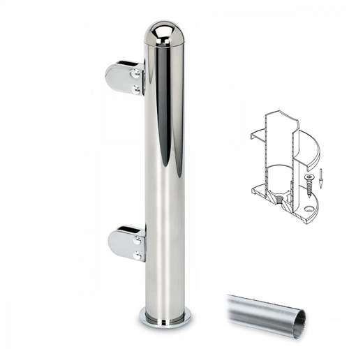 Buffet display case 3A right upright stainless steel coating