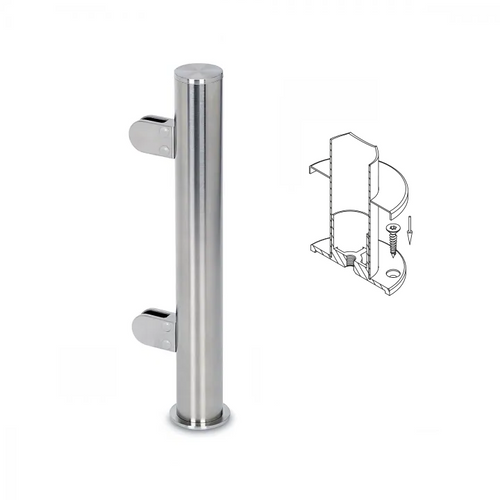 Buffet display case 3A right upright stainless steel coating