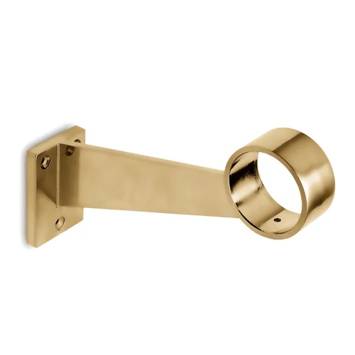 Extra heavy footrest Brushed brass coating art.10B - 38mm