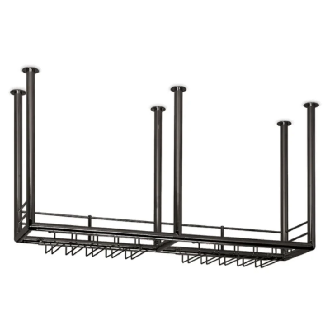 Flaschenregal 150 cm Anthrazitbeschichtung 38 mmØ