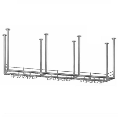 Bottle rack 225cm stainless steel coating 25 mmØ