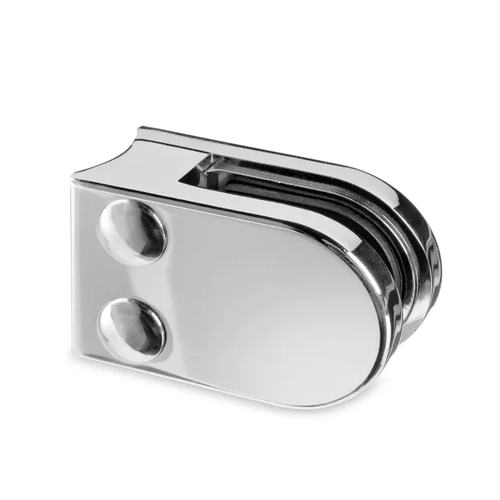 GLASS CLAMP BRASS COATING PIPE MOUNTING 27X40 MM