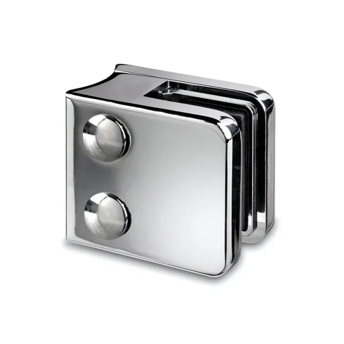 GLASS CLAMP CHROME. TUBE MOUNTING 30X30 MM