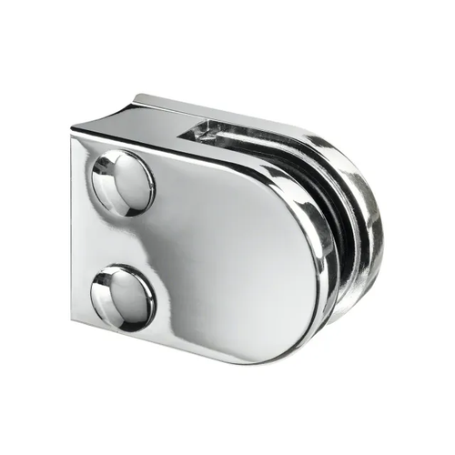 GLASS CLAMP CHROME COATING. TUBE MOUNTING 40X50 MM