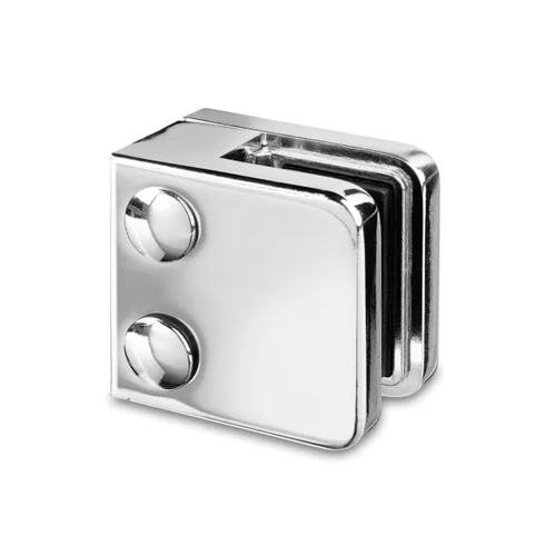 Glass clamp Chrome, Wall mounting 30X30mm
