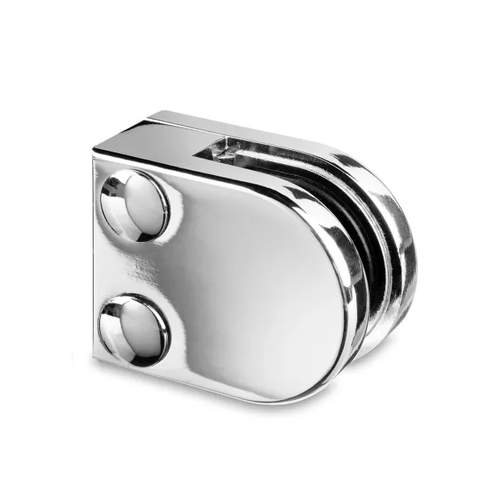 Glass clamp Chrome, Wall mounting 40X50mm