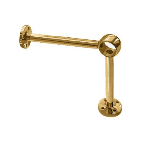 Corner support/footrest brass solid 50.8mm, Art.14A, extra strong