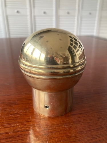 Knob fitting over tube art.16. Brass - 25mm. 40mm