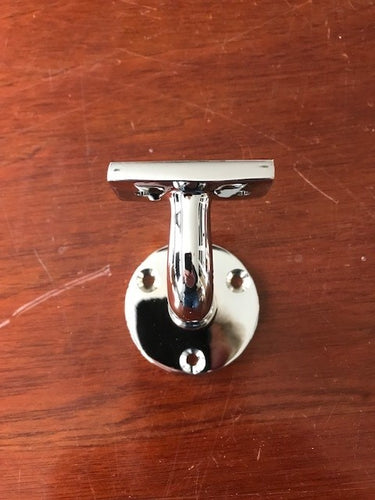 Armrest support with flat saddle, art 15A Chrome