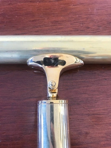 VERSTELBARE BUISSTEUN - chroom 40mm