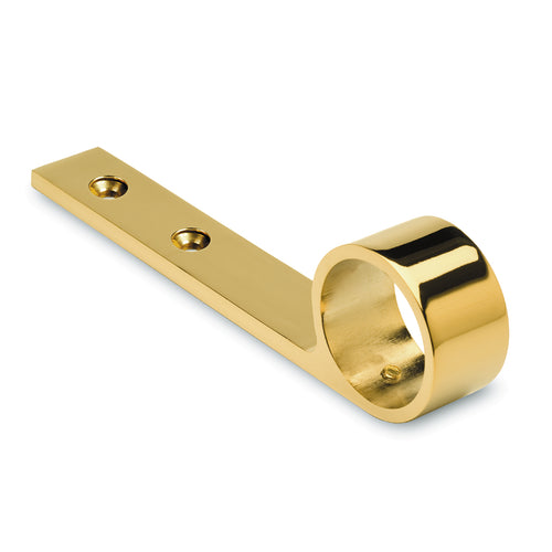 Bar top support Brass coating art.8 - 25mm