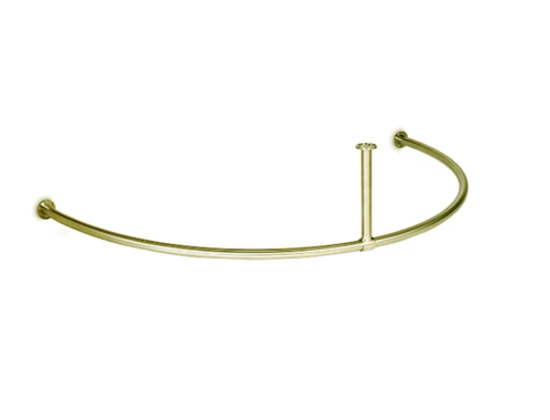 Draft curtain rod 25 mm Brass coating