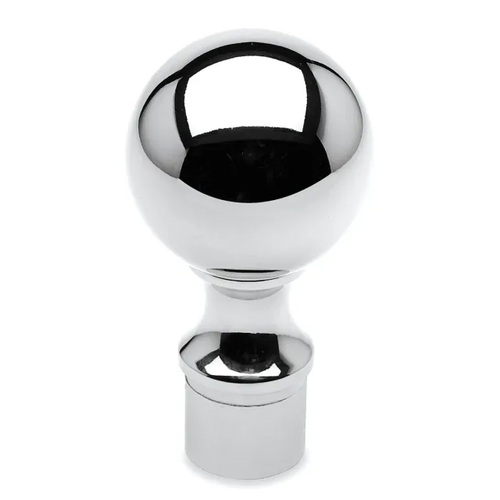 Chrome art.16A knob fits in tube 25mm, 38mm