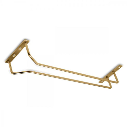 Glashalter, gebürstete Messingbeschichtung, 300 mm