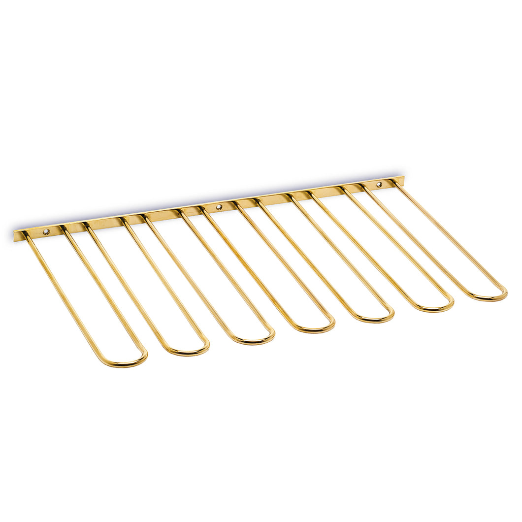Glass holder set wall, Brass coating