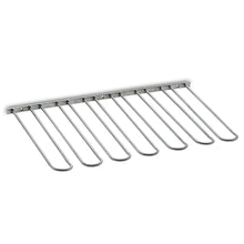 Glass holder set wall, stainless steel