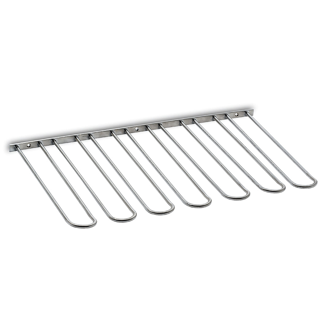 Glass holder set wall, stainless steel