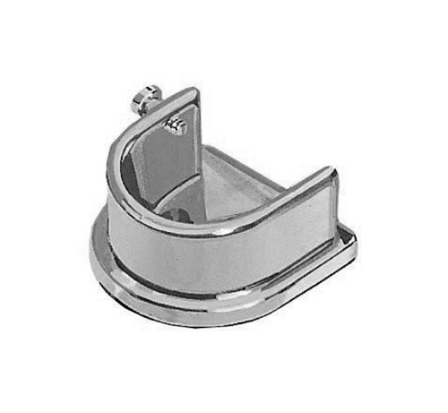 Halve buissteun art.17B Chroom 25mm