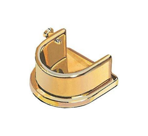 Halve buissteun art.17B massief messing 25mm