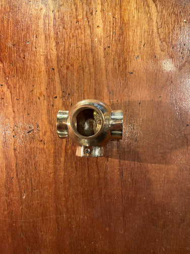 VERBINDUNGSSTÜCK D - T-STÜCK Messing massiv 25mm, 40mm und 50,8mm