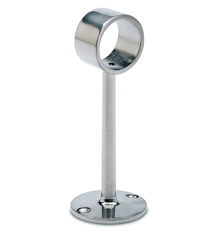 Leuninghouder RVS hoog model art.12 - 25 en 38mm