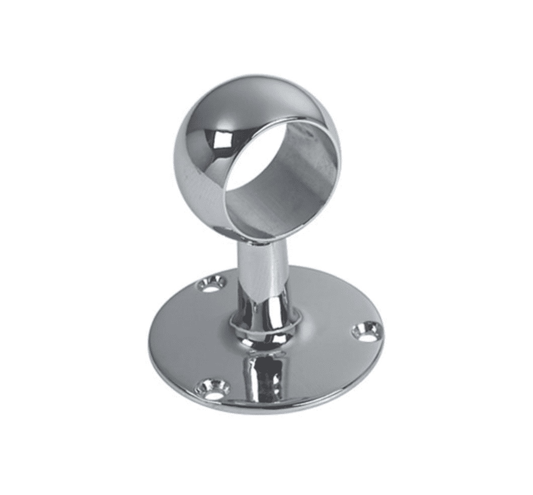 Handrail holder chrome open art.12 - 25mm short model