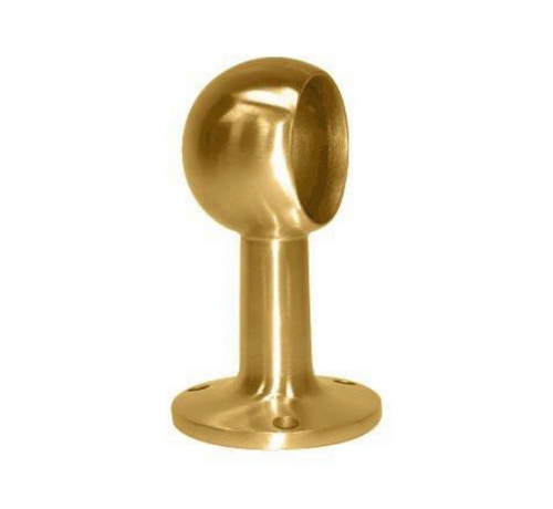Brass solid closed railing holder art.13 - 16mm, 25mm, 40mm or 50.8mm