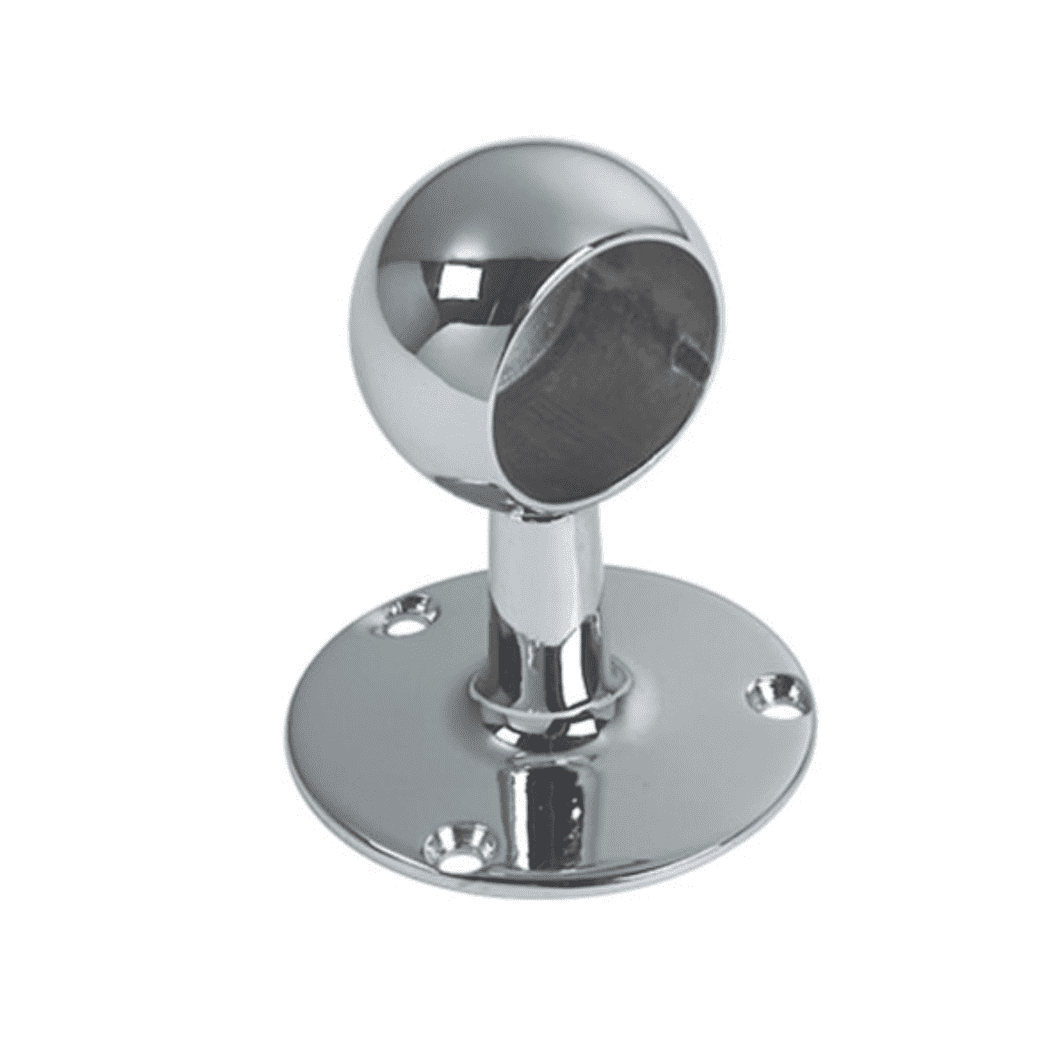 Handrail holder chrome closed art.13 - 25mm short model