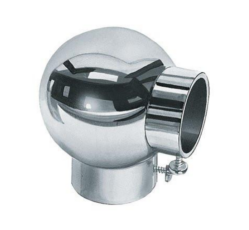 VERBINDUNGSSTÜCK A - KNIESTÜCK 90° Chrom 25 mm und 50,8 mm