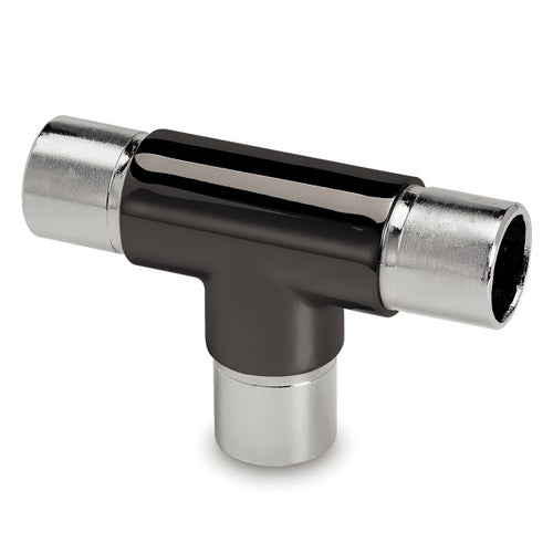 VERBINDUNGSSTÜCK E - T-STÜCK mit anthrazitfarbener Beschichtung, 38 mm
