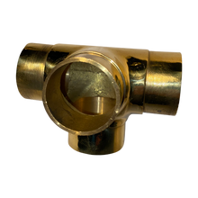 CONNECTOR G - Solid brass T-PIECE 25mm, 40mm and 50.8mm