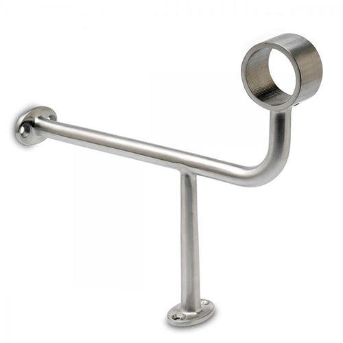 Voetsteun RVS coating art.7D - 38mm en 50.8mm