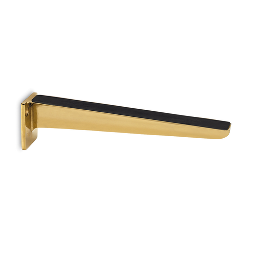 Brass coating glass plate support for wall art.9C - 20cm. 30cm