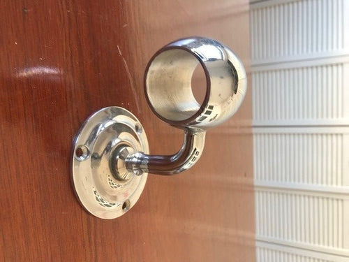 Heavy duty handrail support chrome Art.10 -40mm