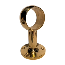 Handlaufhalter Messing massiv offen Art.12 - 16mm, 25mm, 40mm oder 50,8mm
