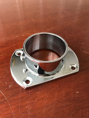 Halve buissteun art.17C Chroom 50.8mm