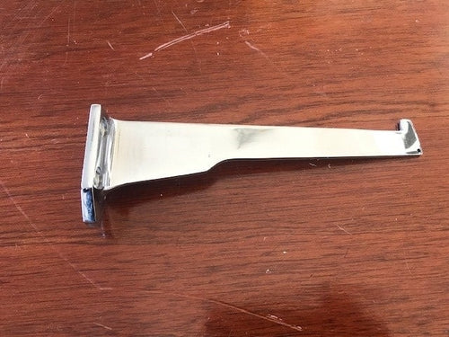 Chrome glass plate support for wall art.9A - 15cm and 20cm