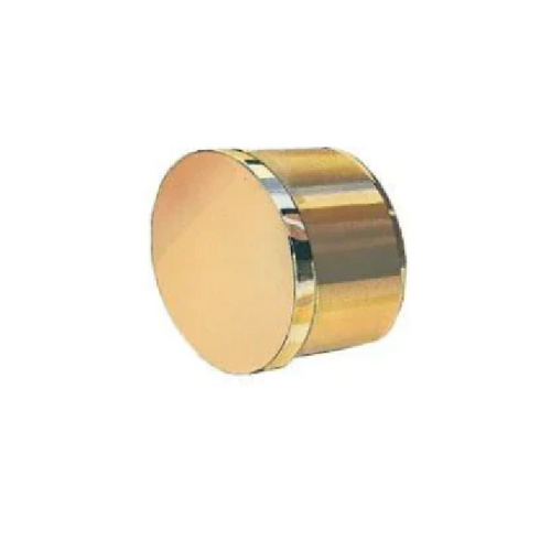 Tube cap flat Brass solid 25mm, 40mm and 50.8mm