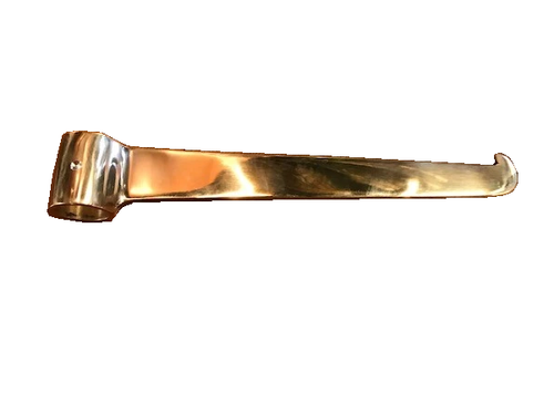 Brass glass plate support for tube art.9B - 25mmø - 40mmø