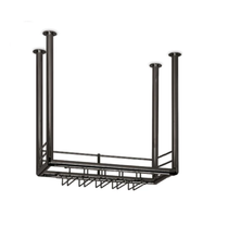Flaschenregal 75cm Anthrazitbeschichtung 38 mmØ