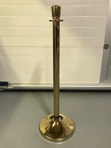 Absperrpfosten aus Messing