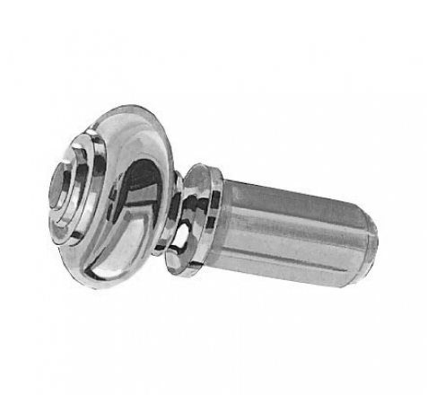 Tube cap chrome art.3B - 16mm