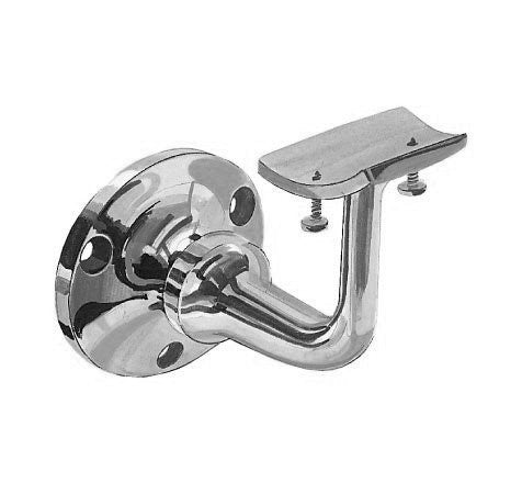 Heavy duty handrail support chrome Art.15B - 50.8mm