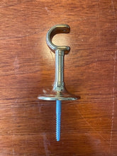 Gordijnroedehouder halfopen messing massief art.11B - 25mm