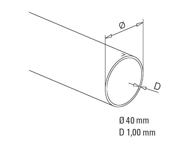 Buis Messing massief, 150 tot 250cm gezaagd - div. diameters