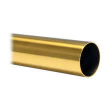 Tube Brushed Brass coating 250 to 320cm sawn - various diameters