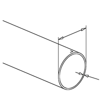 Buis Messing massief, 250 tot 500cm gezaagd - div. diameters