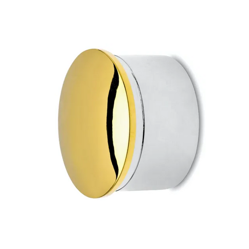Buisdop art.3d Messing coating 19mm, 25mm, 38mm en 50.8mm
